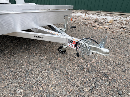 New 2026 76"x12' Bear Track Aluminum Utility Trailer