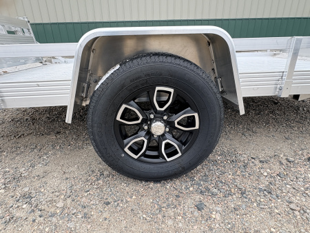 New 2026 76"x12' Bear Track Aluminum Utility Trailer