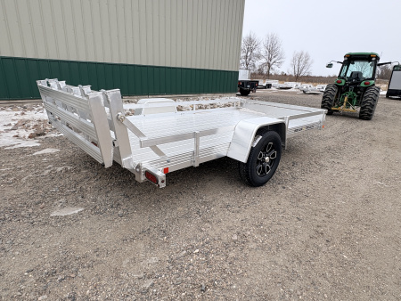 New 2026 76"x12' Bear Track Aluminum Utility Trailer