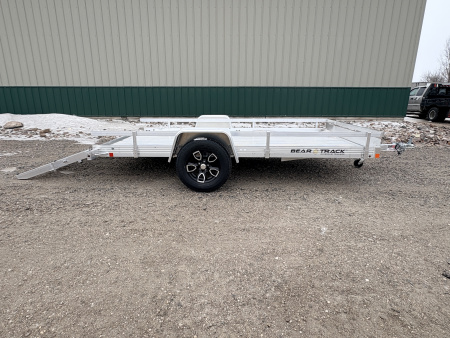 New 2026 76"x12' Bear Track Aluminum Utility Trailer
