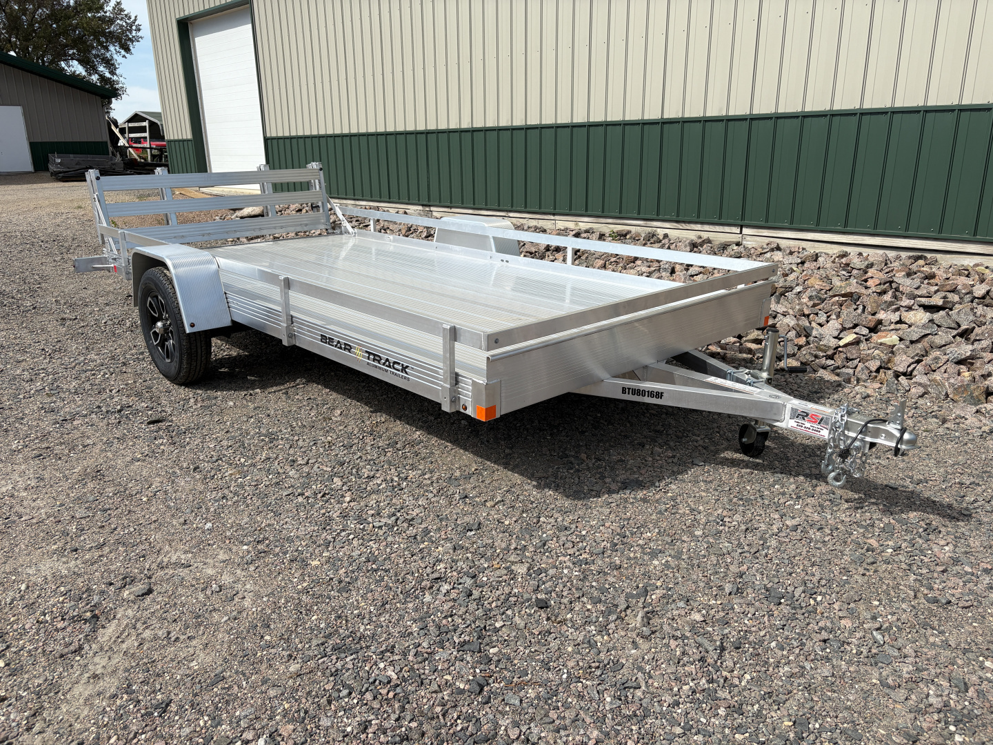 New 2026 80"x14' Bear Track Aluminum Utility Trailer