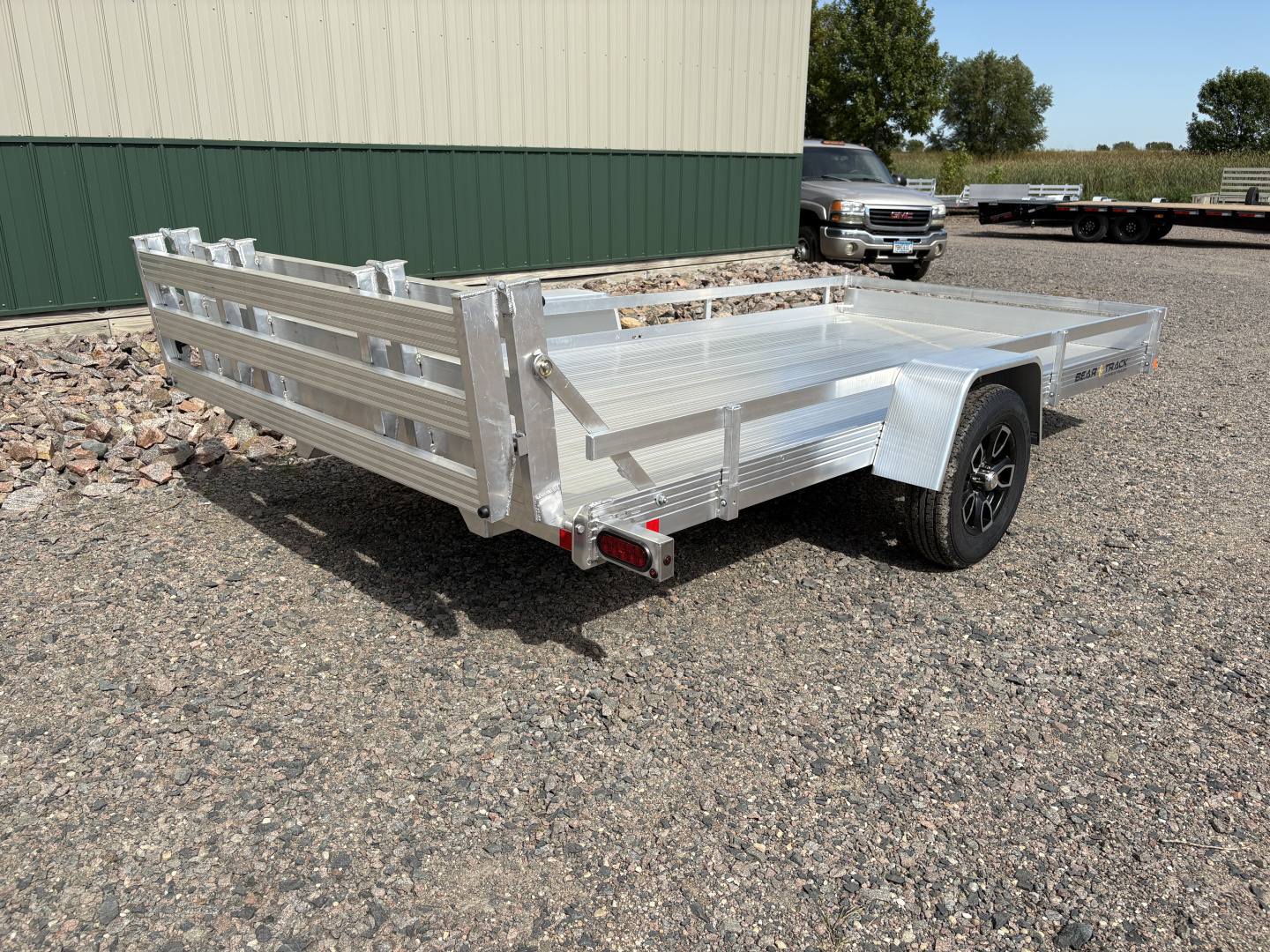 New 2026 80"x14' Bear Track Aluminum Utility Trailer