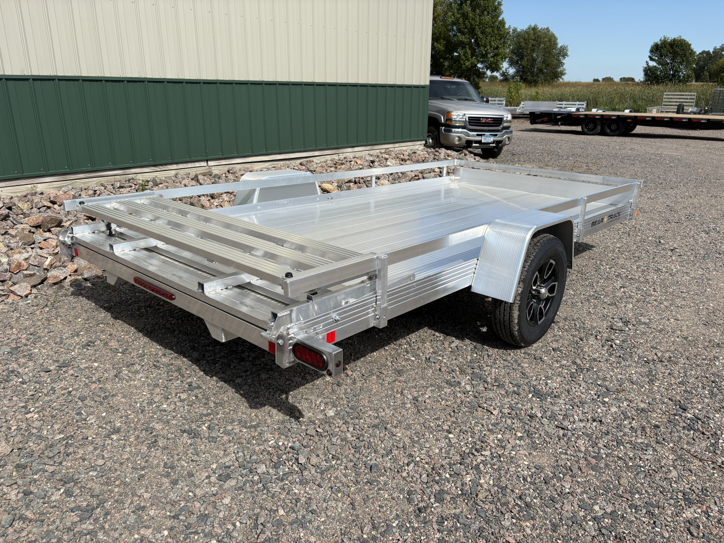 New 2026 80"x14' Bear Track Aluminum Utility Trailer