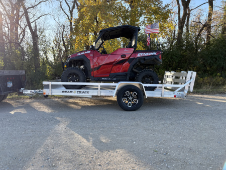 New 2026 80"x14' Bear Track Aluminum Utility Trailer