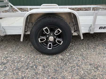 New 2026 Bear Track 76"x10' Aluminum Utility Trailer