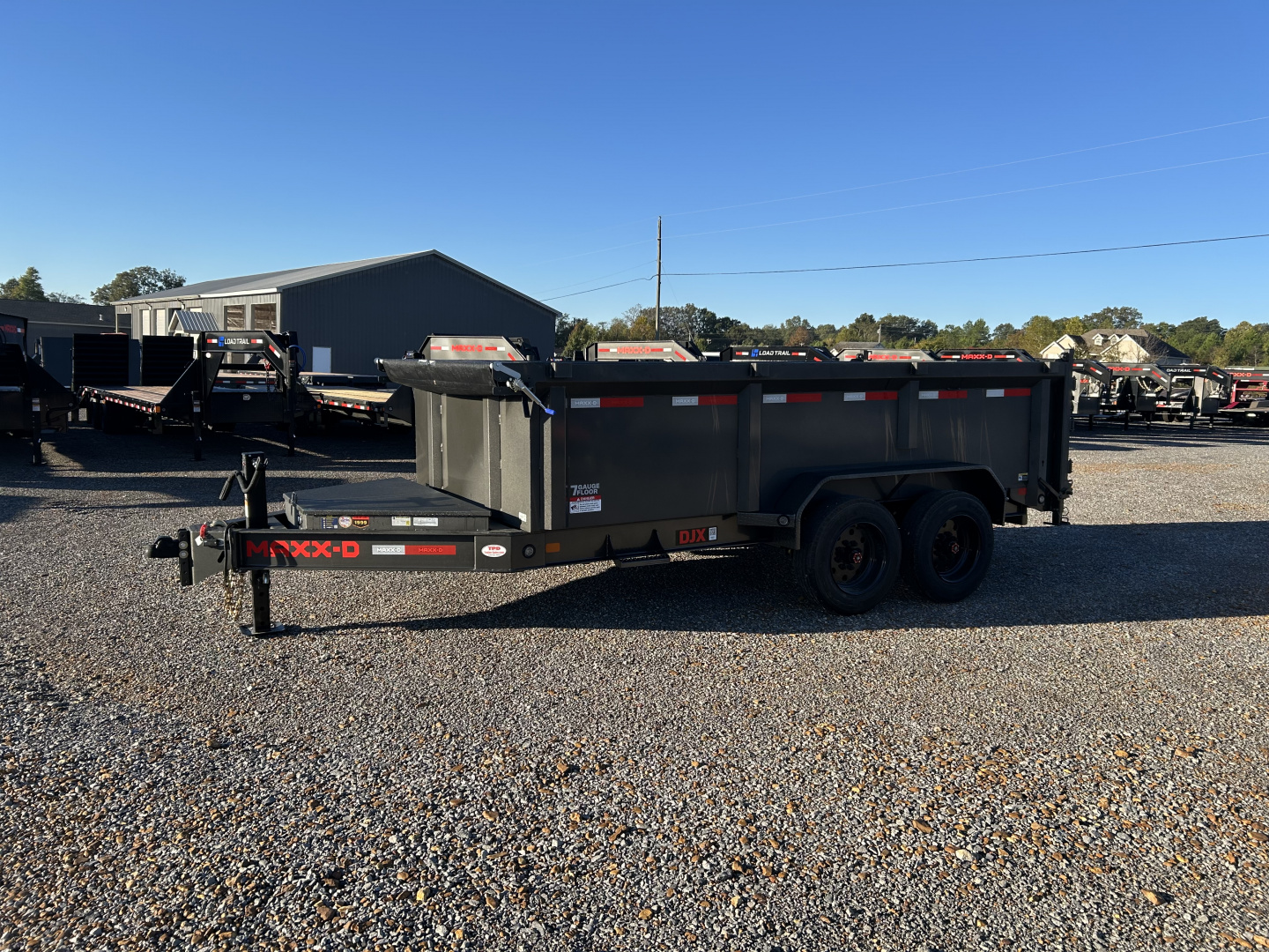 New 2026 MAXXD Dump Trailer | 83" x 14' 17.5K GVWR