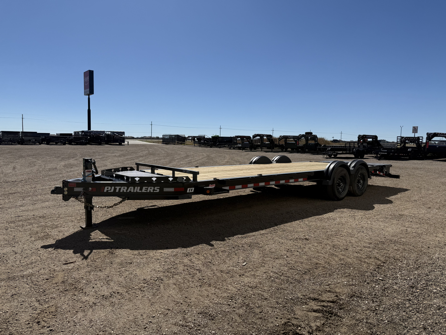 New 2026 PJ 83''x24' BP 8" I-Beam Equipment Trailer - EV