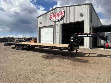 New 2026 PJ 102 x36' GN Low-Pro Flatbed w/ Singles - LX