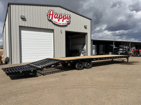 New 2026 PJ 102"x36' GN Low-Pro Flatbed w/ Singles - LX