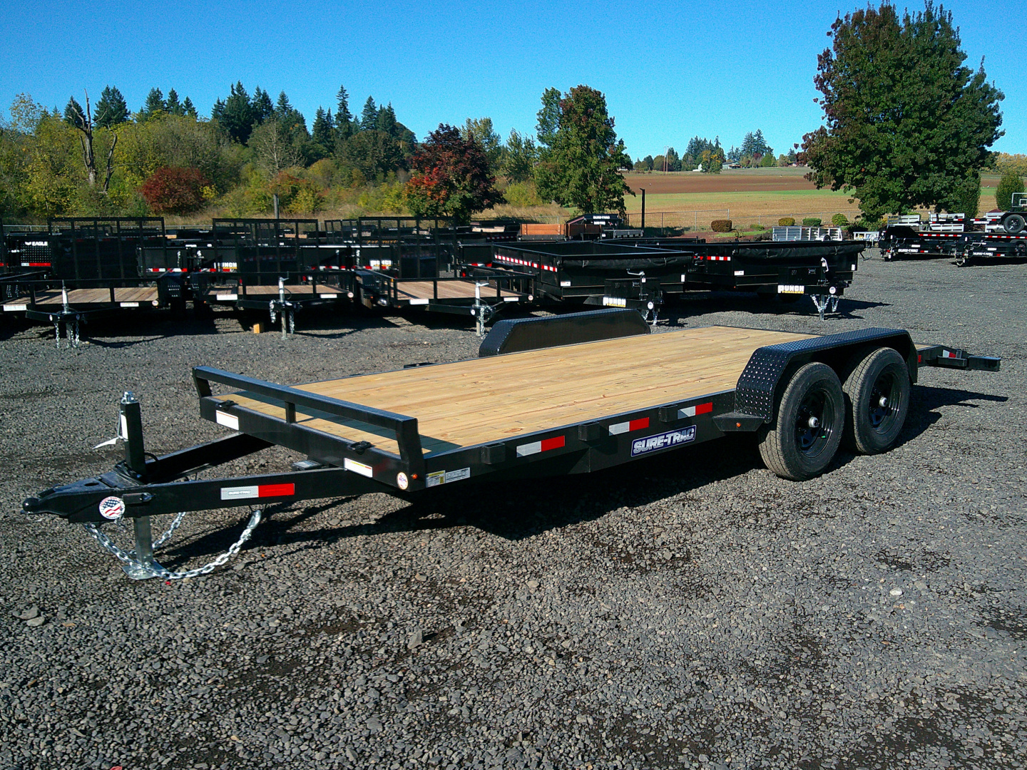 New 2026 Sure-Trac 7x18 (16+2) Car Hauler 7K