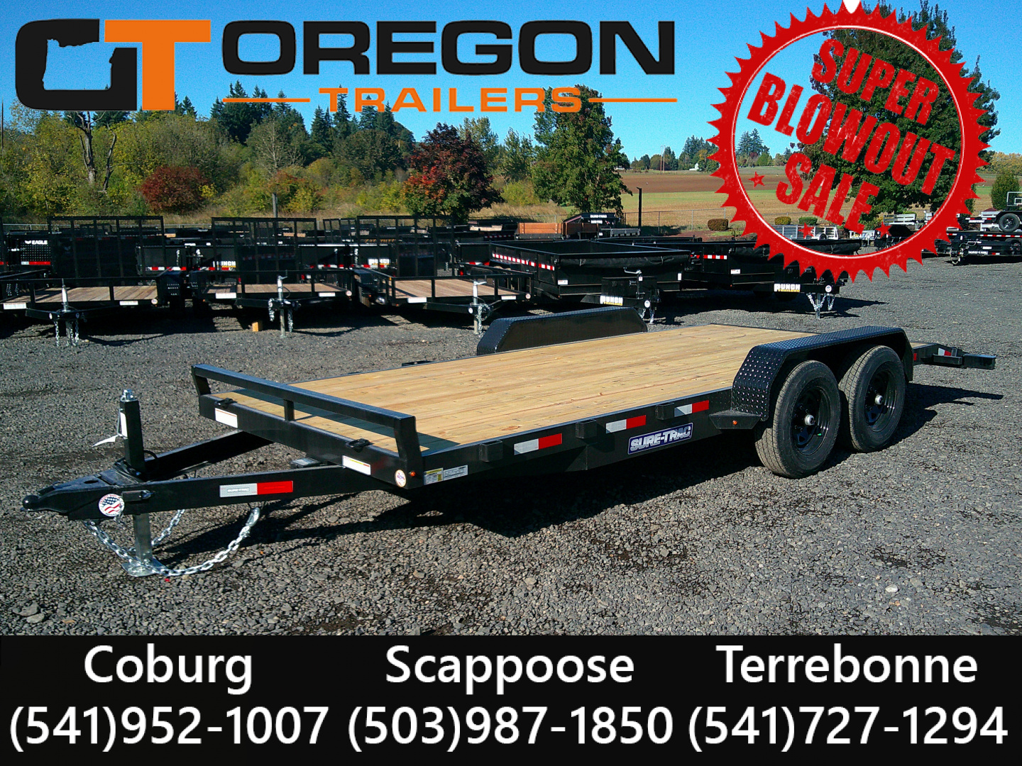 New 2026 Sure-Trac 7x18 (16+2) Car Hauler