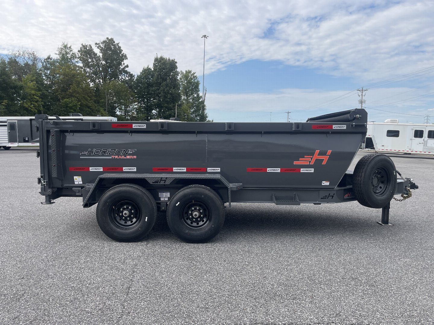 New 2026 Horizon Trailers HZ7 - 14'-3' SIDES Dump Trailer