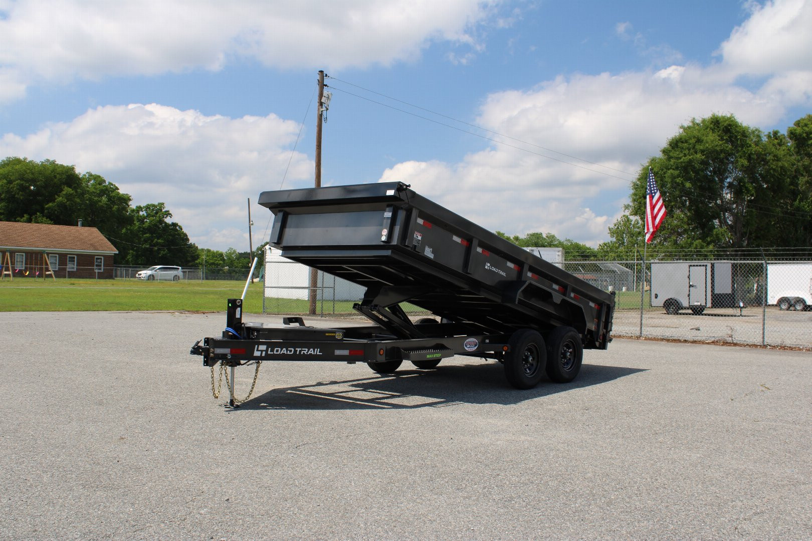 New 2026 Load Trail 7X14 14K Low Pro w/ 2' Sides Dump Trailer *FALL SALE*