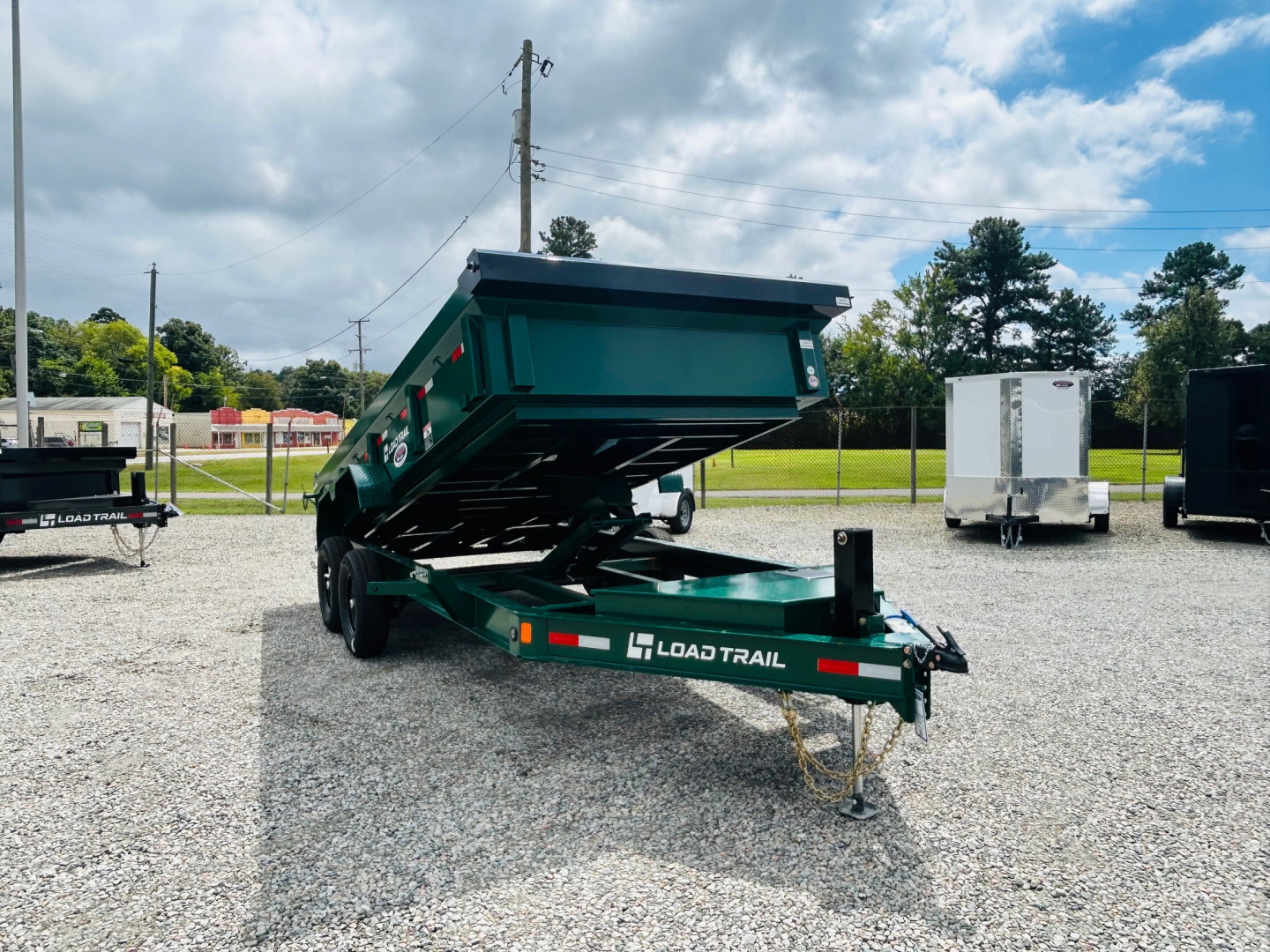 New 2026 Load Trail 7X16 14K Low Pro w/ 2' Sides Dump Trailer