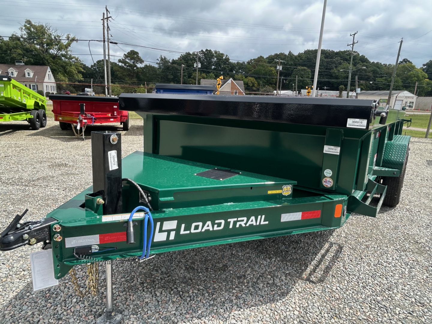 New 2026 Load Trail 7X16 14K Low Pro w/ 2' Sides Dump Trailer