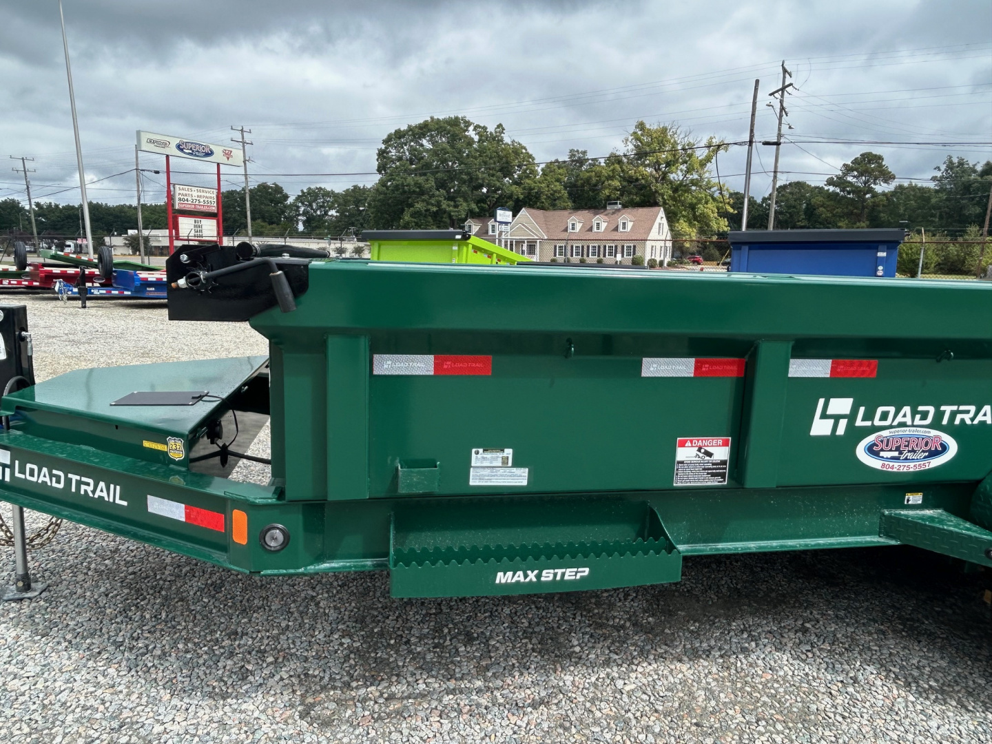 New 2026 Load Trail 7X16 14K Low Pro w/ 2' Sides Dump Trailer