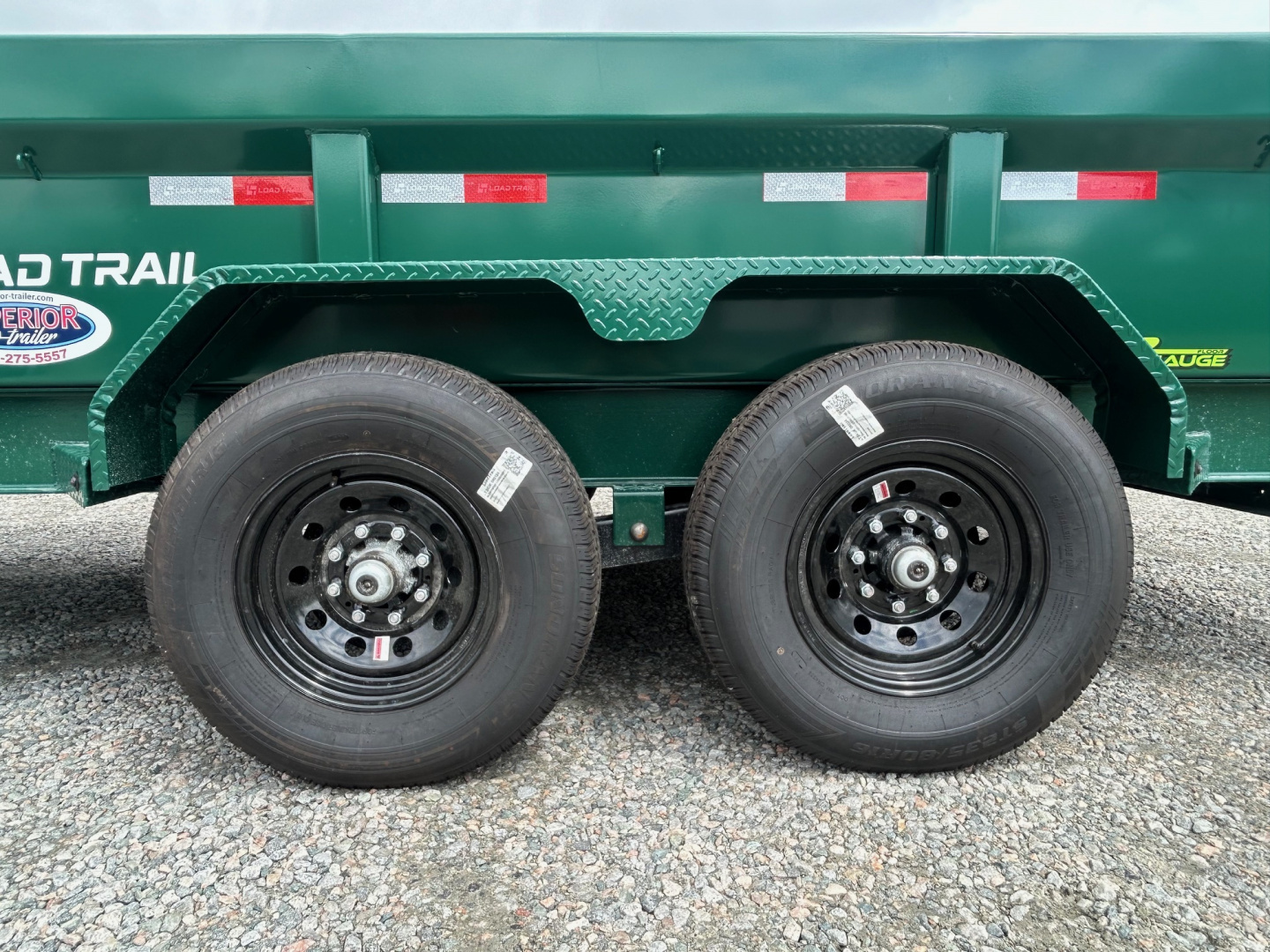 New 2026 Load Trail 7X16 14K Low Pro w/ 2' Sides Dump Trailer