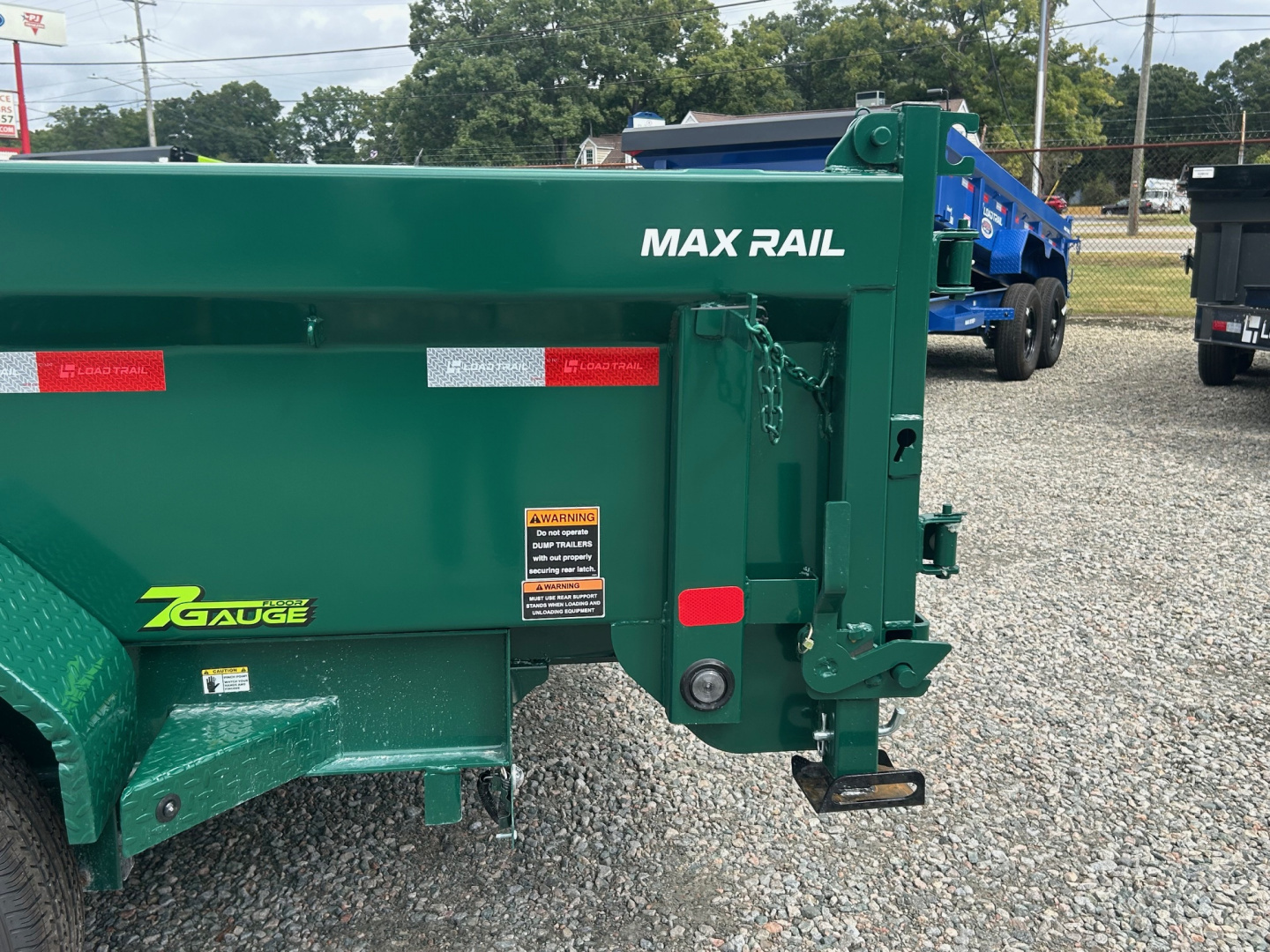 New 2026 Load Trail 7X16 14K Low Pro w/ 2' Sides Dump Trailer