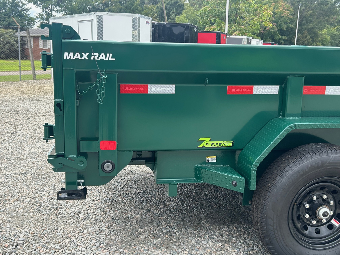 New 2026 Load Trail 7X16 14K Low Pro w/ 2' Sides Dump Trailer