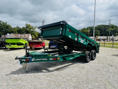 New 2026 Load Trail 7X16 14K Low Pro w/ 2' Sides Dump Trailer