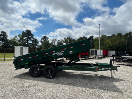 New 2026 Load Trail 7X16 14K Low Pro w/ 2' Sides Dump Trailer