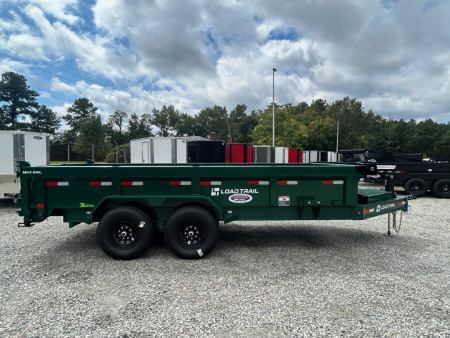 New 2026 Load Trail 7X16 14K Low Pro w/ 2' Sides Dump Trailer