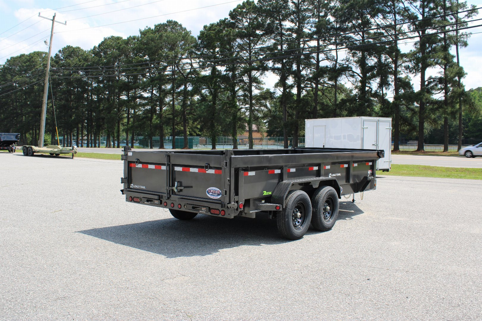 New 2026 Load Trail 7X16 14K Low Pro w/ 2' Sides Dump Trailer