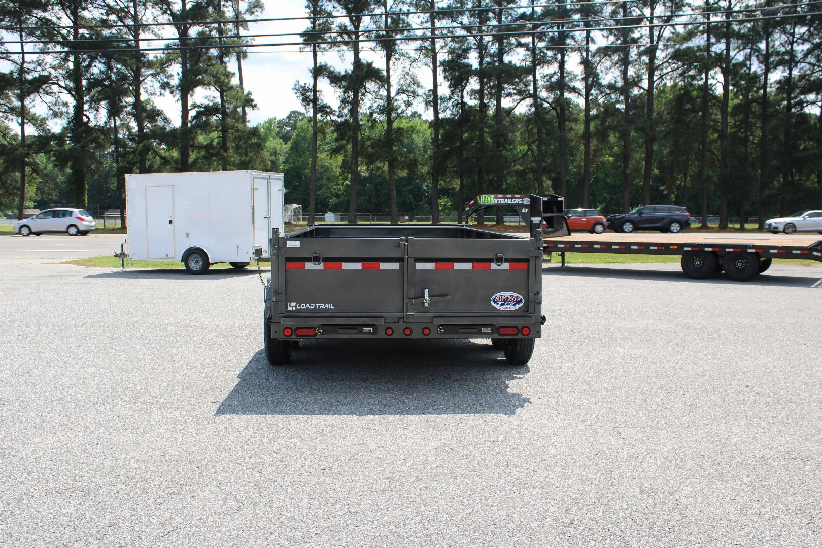 New 2026 Load Trail 7X16 14K Low Pro w/ 2' Sides Dump Trailer