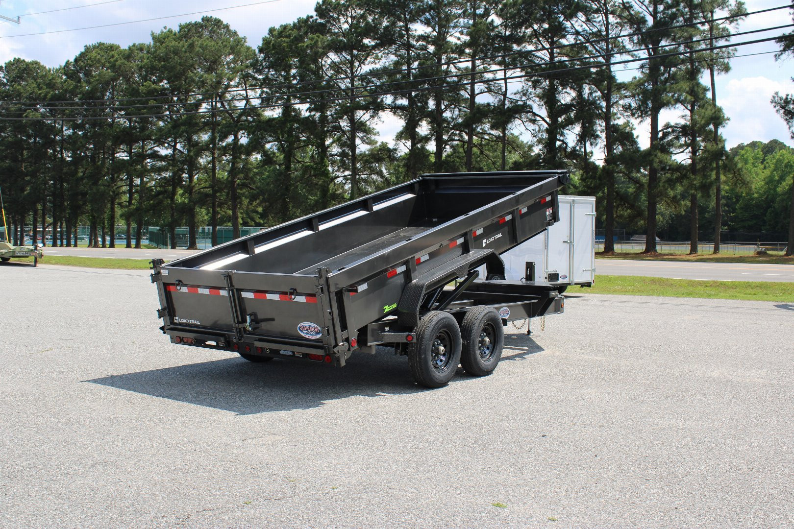 New 2026 Load Trail 7X16 14K Low Pro w/ 2' Sides Dump Trailer