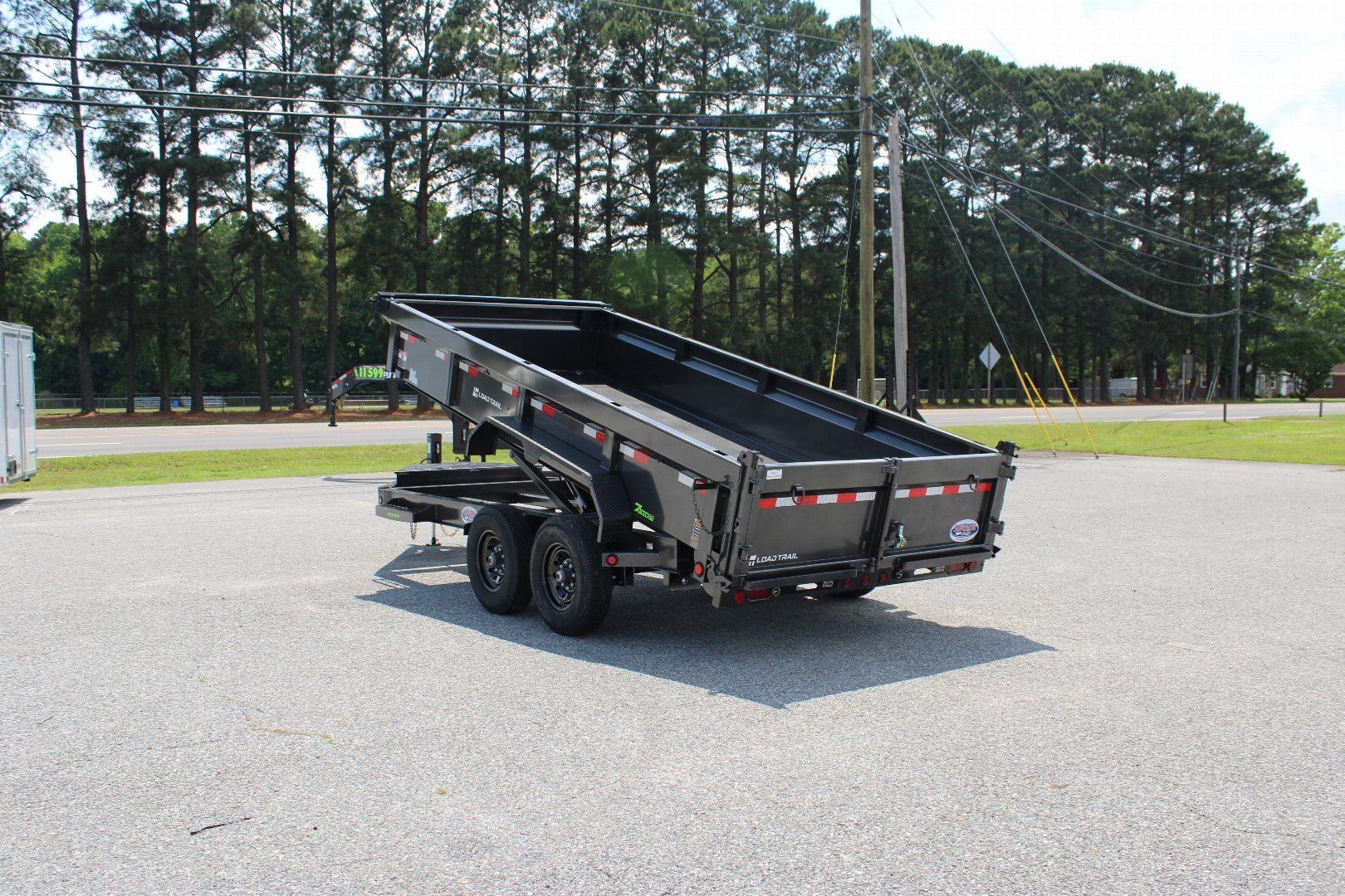 New 2026 Load Trail 7X16 14K Low Pro w/ 2' Sides Dump Trailer