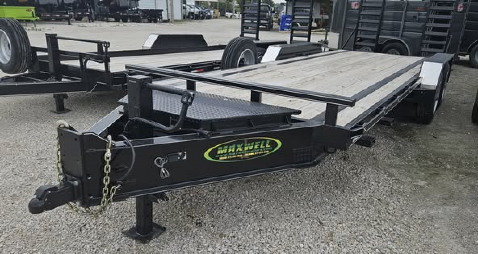 New 2025 Maxwell 20K# GVWR Flatbed Equipment Trailer