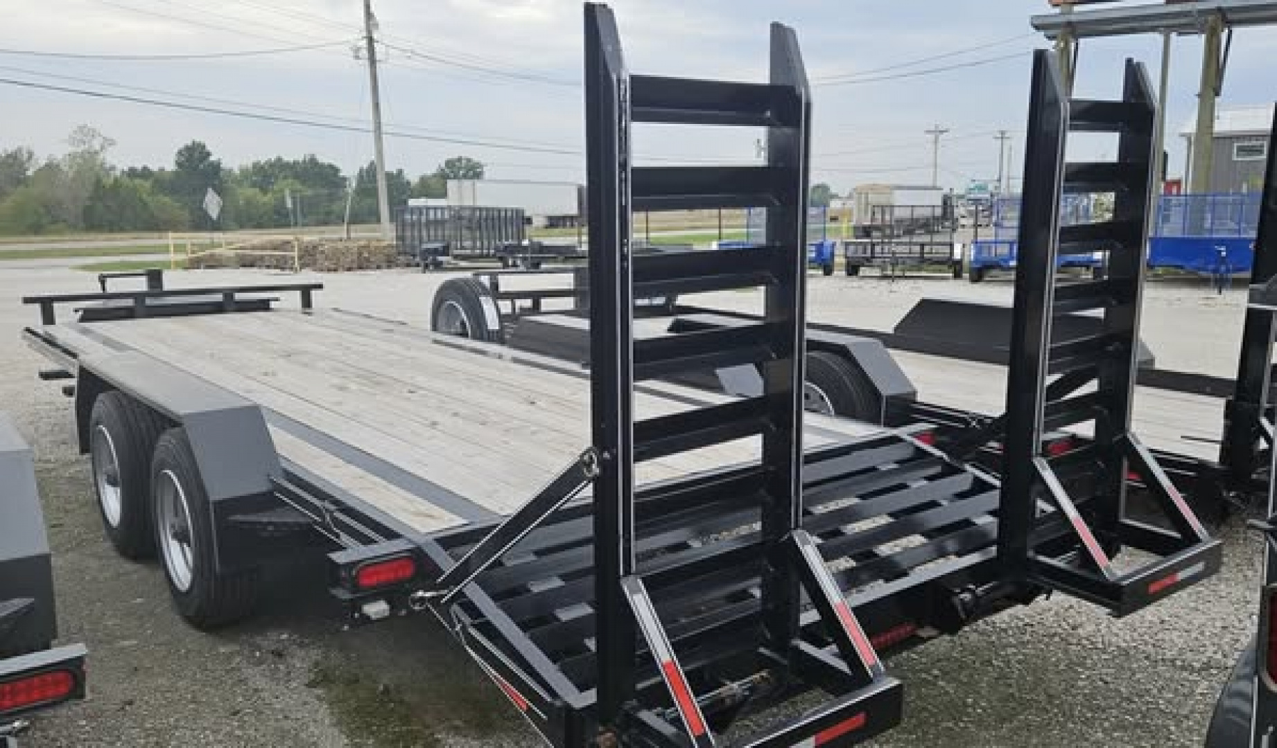 New 2025 Maxwell 20K# GVWR Flatbed Equipment Trailer
