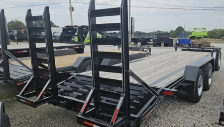 New 2025 Maxwell 20K# GVWR Flatbed Equipment Trailer
