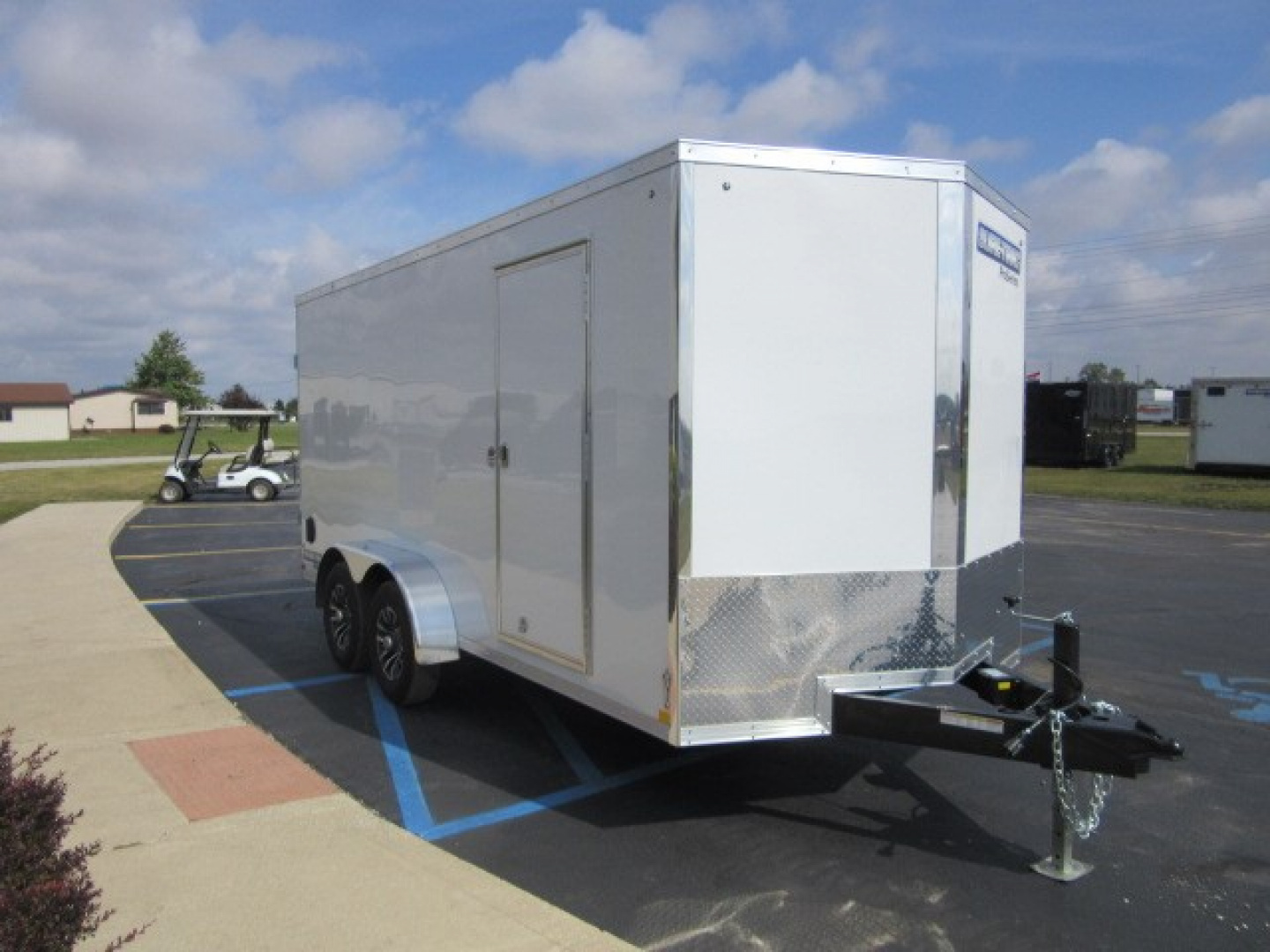 New 2026 Sure-Trac 7 x 16 Pro Series STW8416TA-100 Cargo / Enclosed Trailer 10K / Rear Double Doors