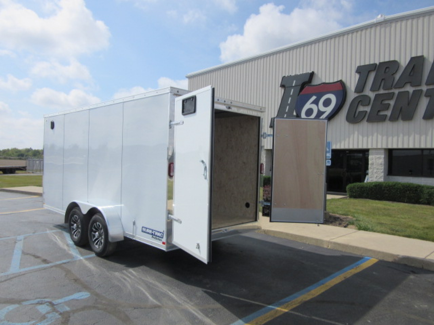 New 2026 Sure-Trac 7 x 16 Pro Series STW8416TA-100 Cargo / Enclosed Trailer 10K / Rear Double Doors