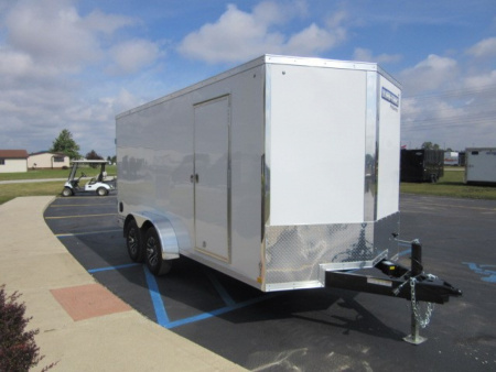 New 2026 Sure-Trac 7 x 16 Pro Series STW8416TA-100 Cargo / Enclosed Trailer 10K / Rear Double Doors