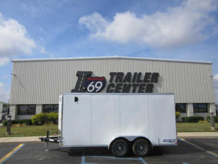 New 2026 Sure-Trac 7 x 16 Pro Series STW8416TA-100 Cargo / Enclosed Trailer 10K / Rear Double Doors