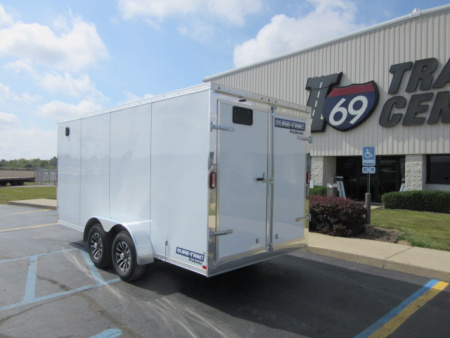 New 2026 Sure-Trac 7 x 16 Pro Series STW8416TA-100 Cargo / Enclosed Trailer 10K / Rear Double Doors