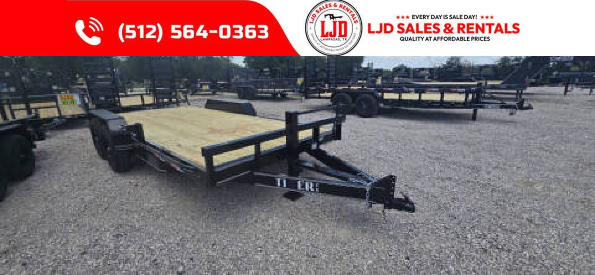 New 2026 Tiger Trailers -- 83 "X 20'- BP - Equipment Trailer