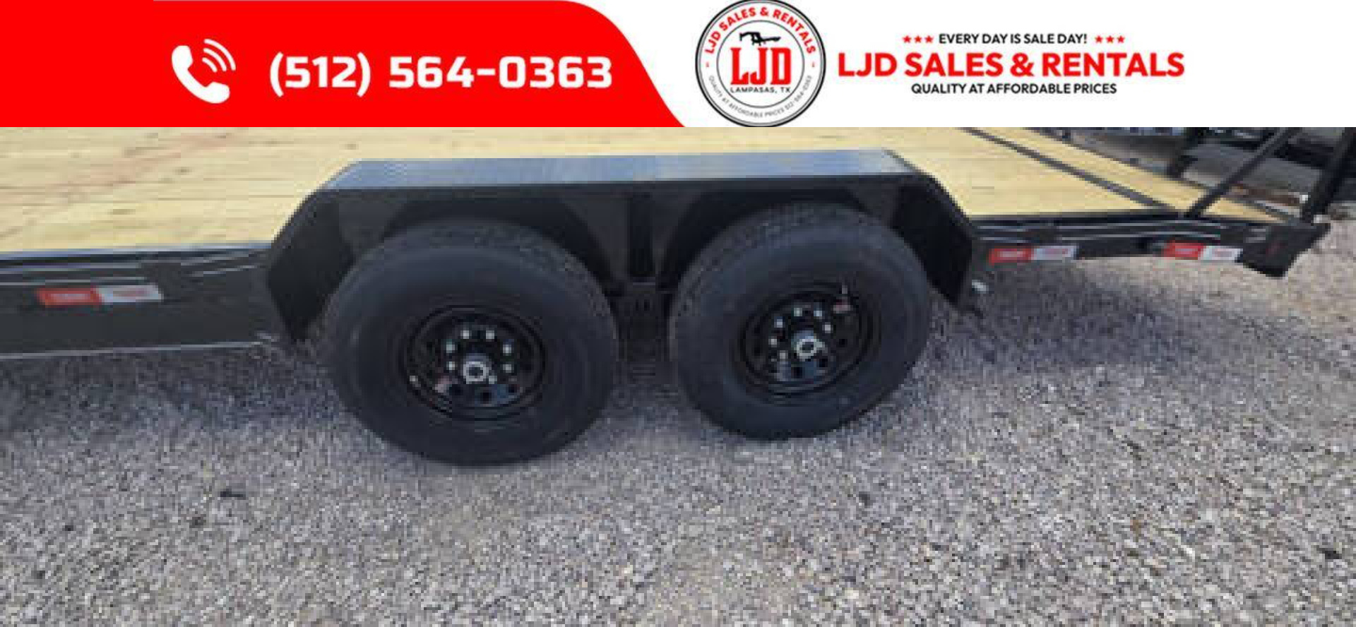 New 2026 Tiger Trailers -- 83 "X 20'- BP - Equipment Trailer