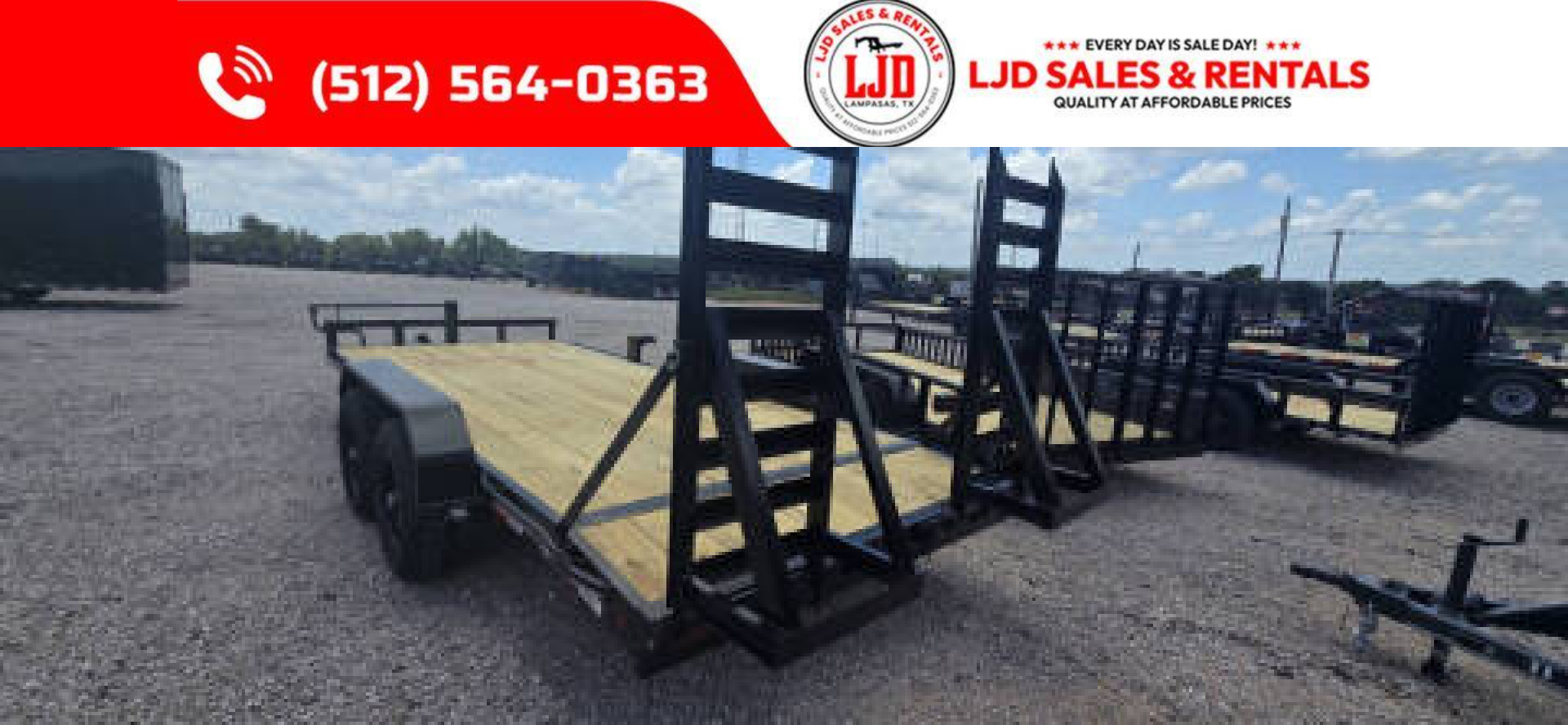 New 2026 Tiger Trailers -- 83 "X 20'- BP - Equipment Trailer