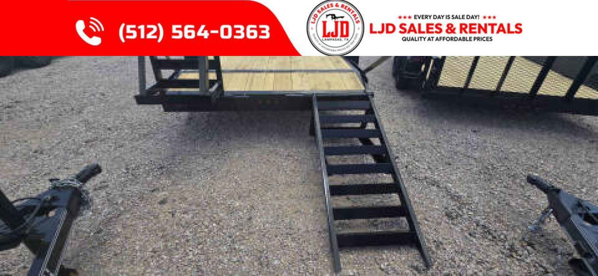 New 2026 Tiger Trailers -- 83 "X 20'- BP - Equipment Trailer