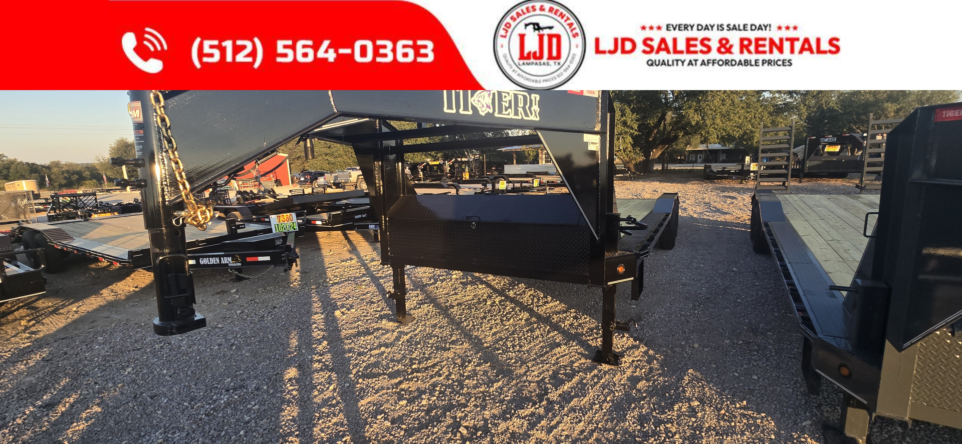 New 2026 Tiger - Gooseneck - 102" X 24' - Equipment Trailer