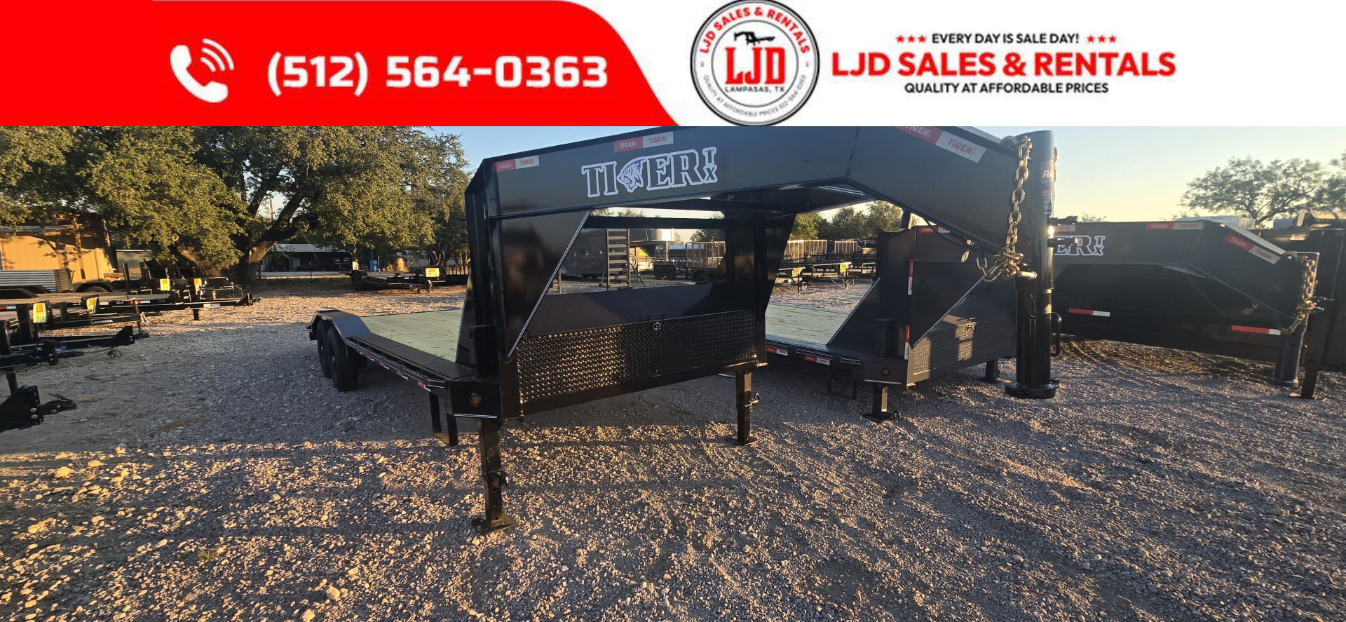 New 2026 Tiger - Gooseneck - 102" X 24' - Equipment Trailer