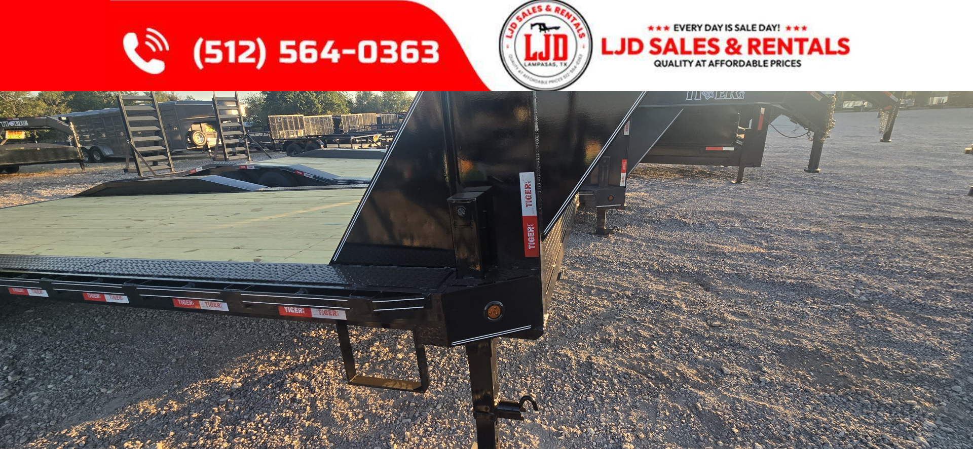 New 2026 Tiger - Gooseneck - 102" X 24' - Equipment Trailer