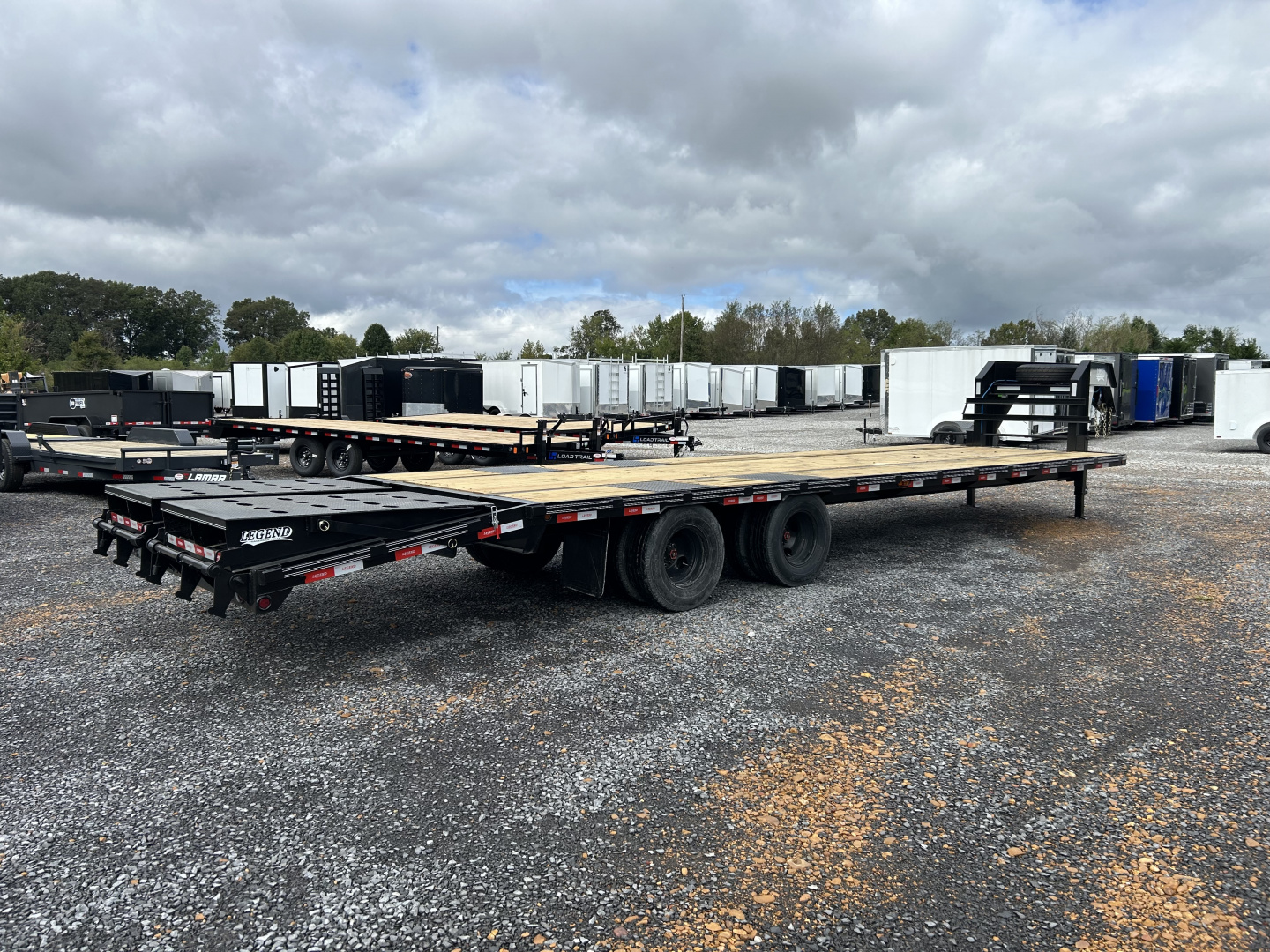 New 2026 Legend 102"X32' 22.5K Gooseneck Flatbed Trailer