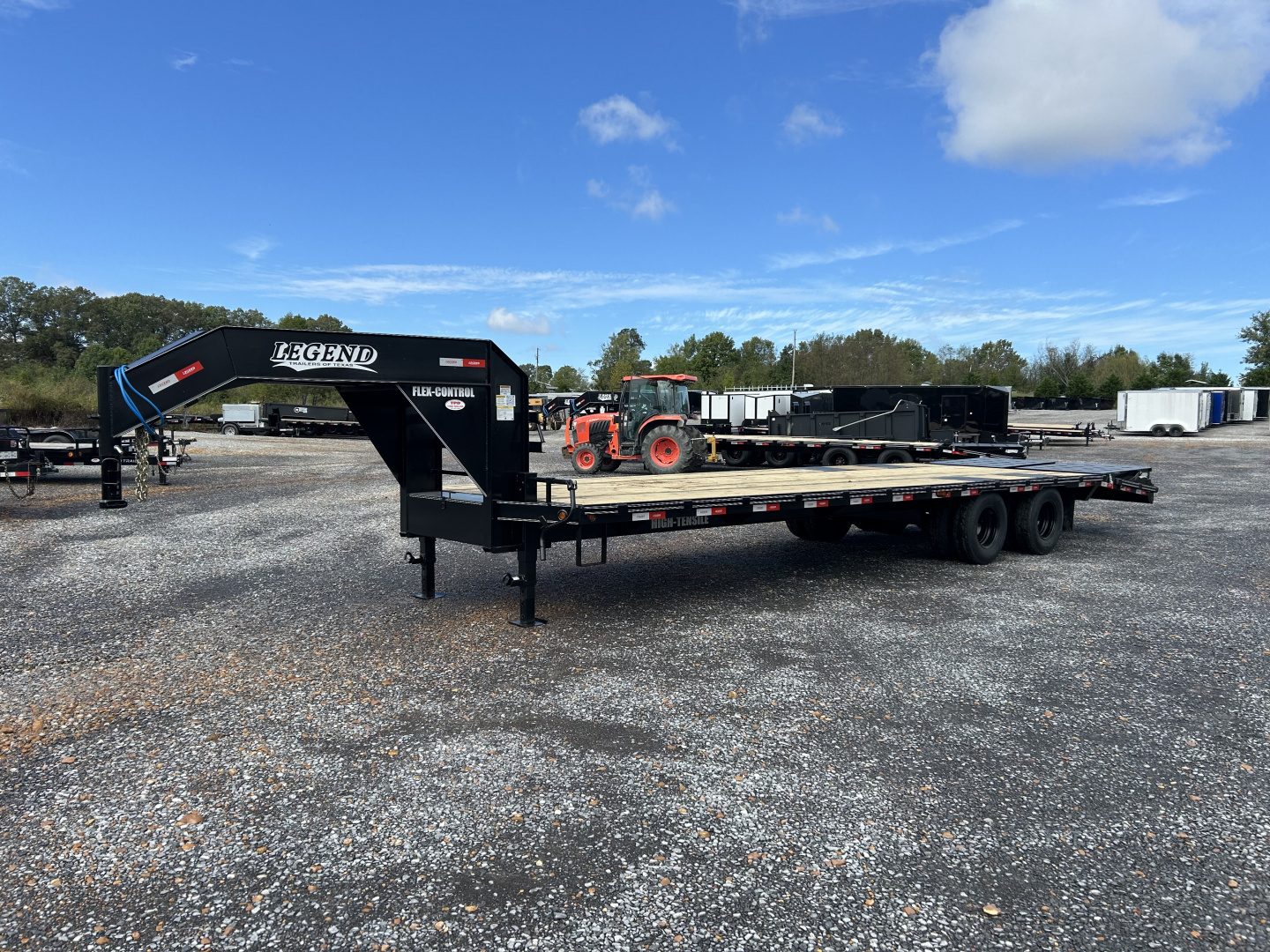New 2026 Legend 102"X30' 22.5K Gooseneck Flatbed Trailer