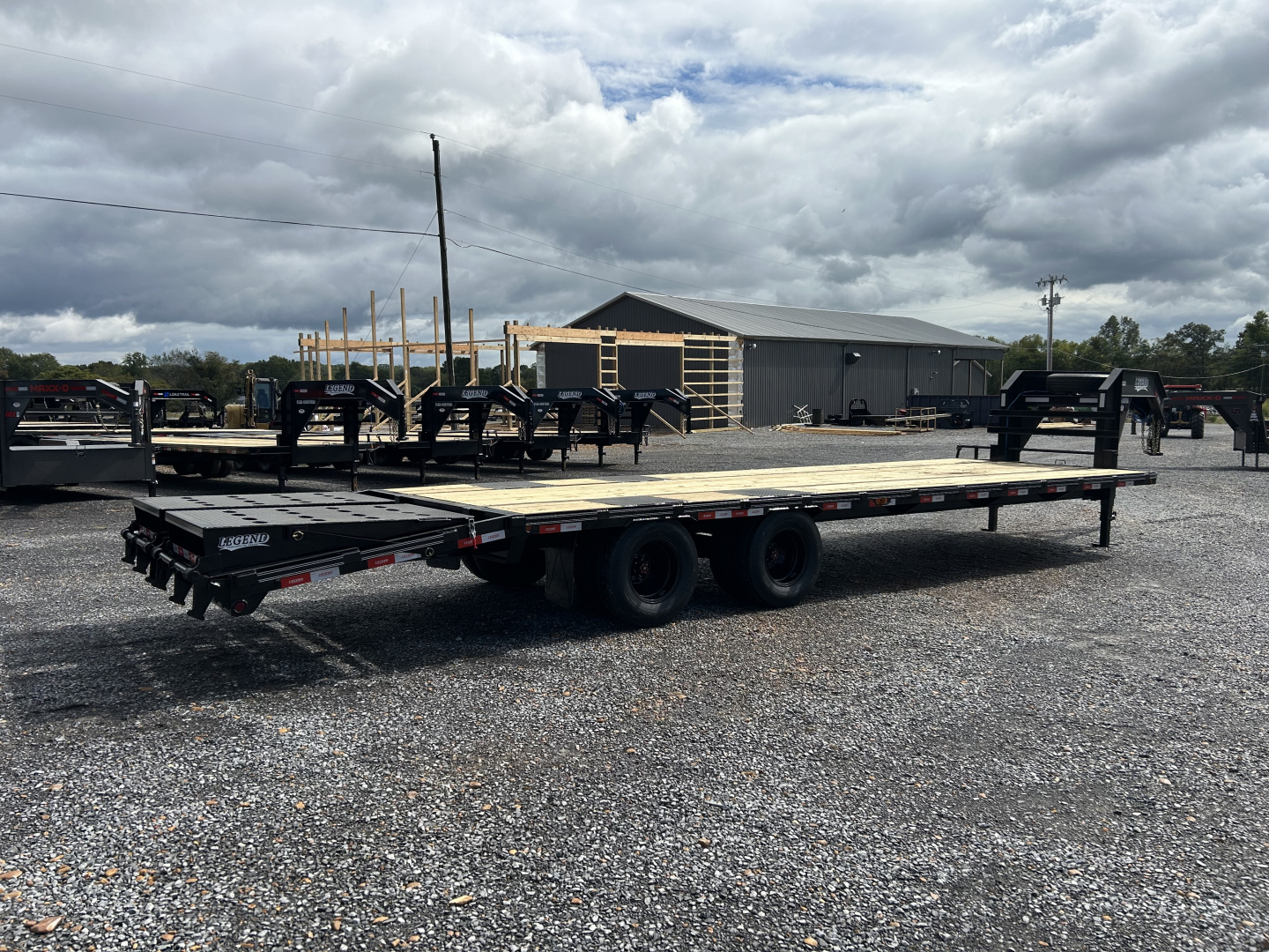 New 2026 Legend 102"X30' 22.5K Gooseneck Flatbed Trailer