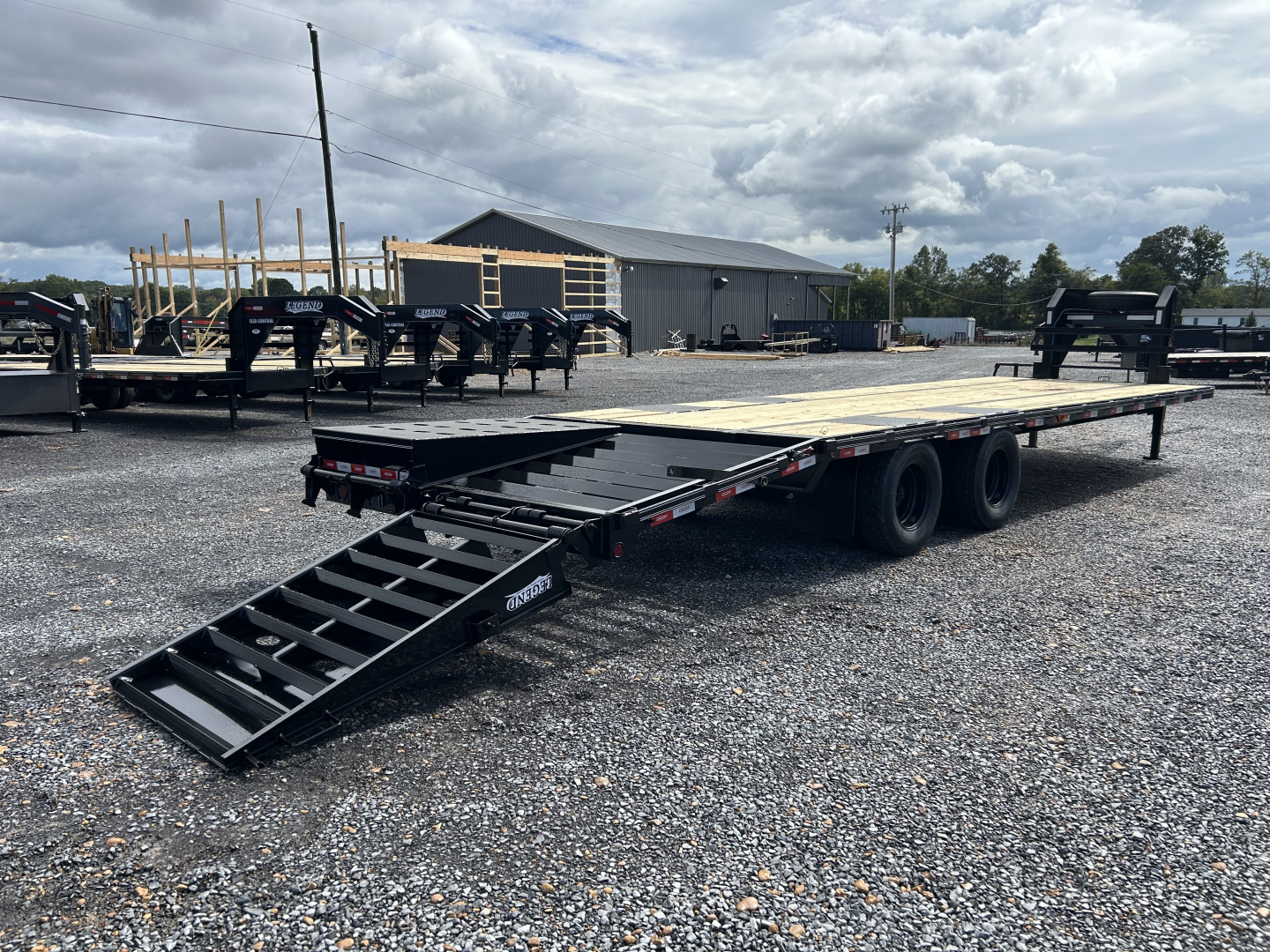 New 2026 Legend 102"X30' 22.5K Gooseneck Flatbed Trailer