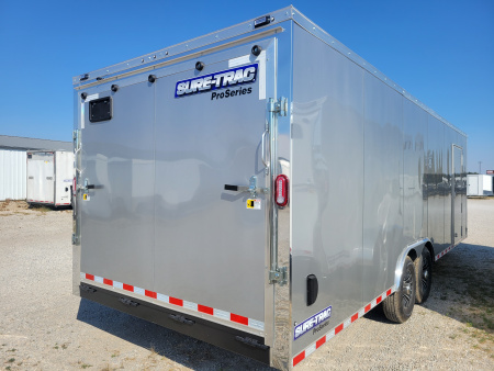 New 2026 Sure-Trac 8.5x24 Pro Series Enclosed Bullnose Car Hauler